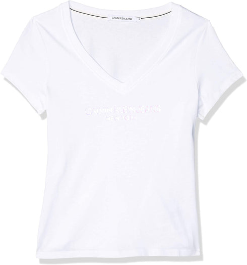 Calvin Klein Women Tshirt קלוין קליין טישרט לנשים לבן